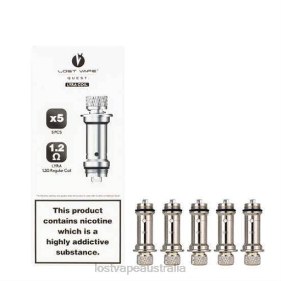 Lost Vape Lyra Replacement Coils (5-Pack) Regular Coil 1.2ohm - Lost Vape Australia B86J432