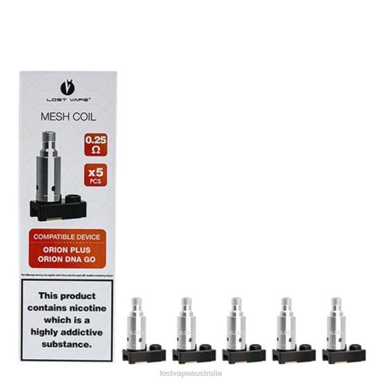 Lost Vape Orion Plus DNA Replacement Coils (5-Pack) 0.5ohm - Lost Vape price Australia B86J326