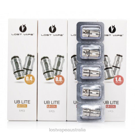 Lost Vape UB Lite Coils (5-Pack) L1 0.4ohm - Lost Vape contact Australia B86J5