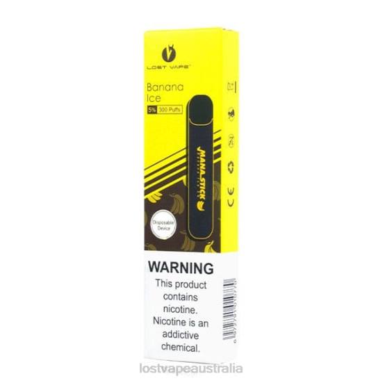 Lost Vape Mana Stick Disposable | 300 Puffs | 1.2mL Banana Ice 5% - Lost Vape near me B86J404