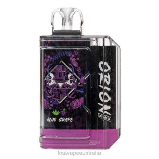Lost Vape Orion Bar Disposable | 7500 Puff | 18mL | 50mg Aloe Grape - Lost Vape Australia B86J52