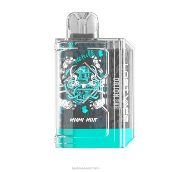 Lost Vape Orion Bar Disposable | 7500 Puff | 18mL | 50mg Miami Mint - Lost Vape near me B86J84