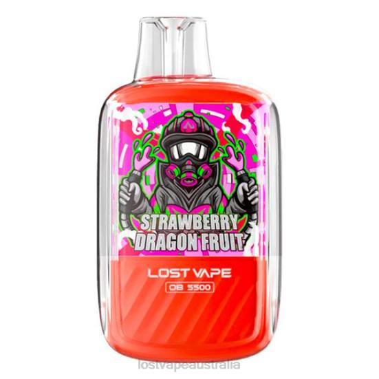Lost Vape Orion OB5500 5500 Puffs 14mL 50mg Disposable Strawberry Dragon Fruit - Lost Vape price Australia B86J106