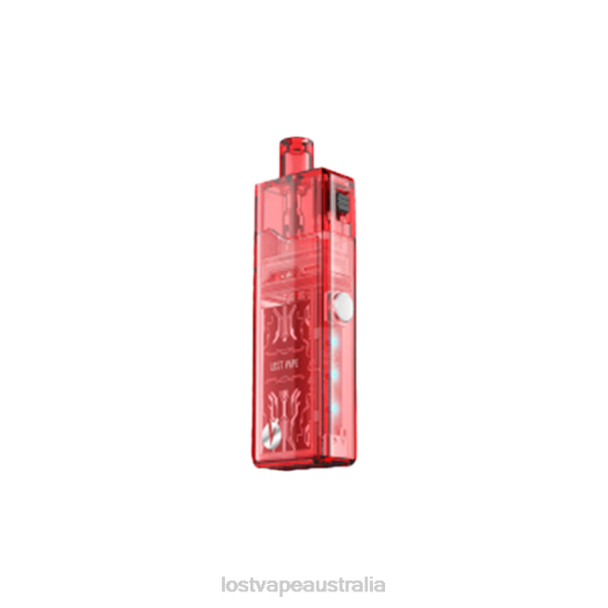 Lost Vape Orion Art Pod Kit Red Clear - Lost Vape Australia B86J202