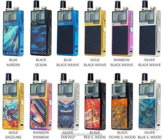 Lost Vape Quest Orion Q Pod Device Full Kit Black Weave - Lost Vape pods near me B86J397