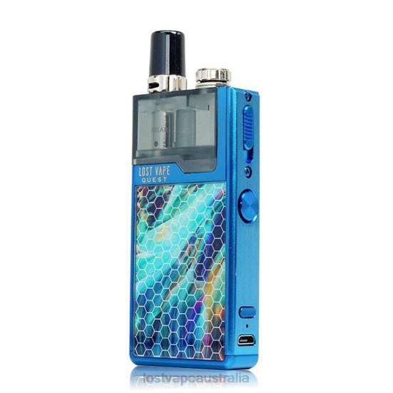 Lost Vape Quest Orion Q Pod Device Full Kit Blue/Aurora - Lost Vape review Australia B86J470