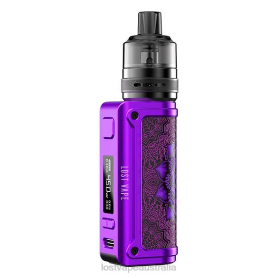 Lost Vape Thelema Mini Kit 45W | UB Lite Pod Tank Purple Survivor - Lost Vape contact Australia B86J245