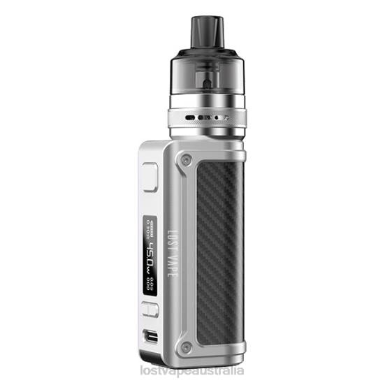 Lost Vape Thelema Mini Kit 45W | UB Lite Pod Tank Space Silver - Lost Vape pods near me B86J247