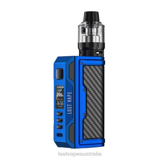 Matte Blue/Carbon Fiber