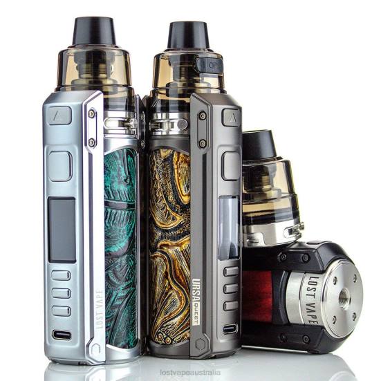Lost Vape URSA Quest Multi Kit | 100w SS/Embossed Leather - Lost Vape contact Australia B86J195