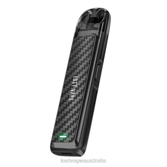 Lost Vape URSA Pod Kit | 800mAh Black Carbon Fiber - Lost Vape contact Australia B86J225