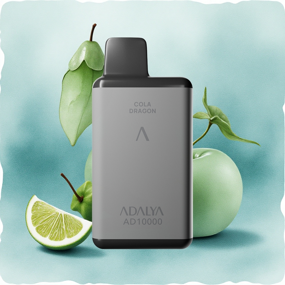 Adalya AD 10000 Puffs Disposable Vape Blue Ice Space gray 650 mAh Battery