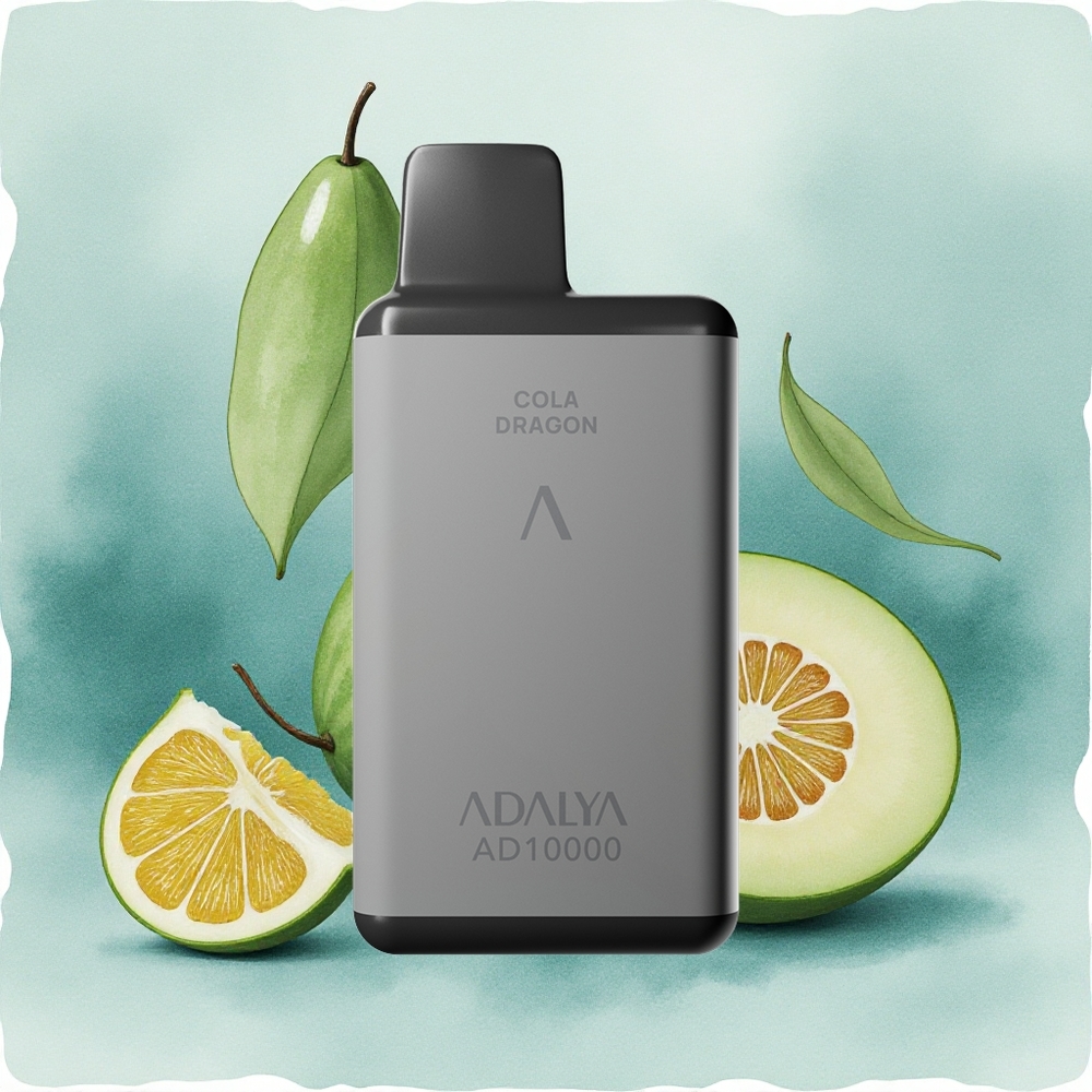 Adalya AD 10000 Puffs Disposable Vape Blue Melon Space gray 650 mAh Battery