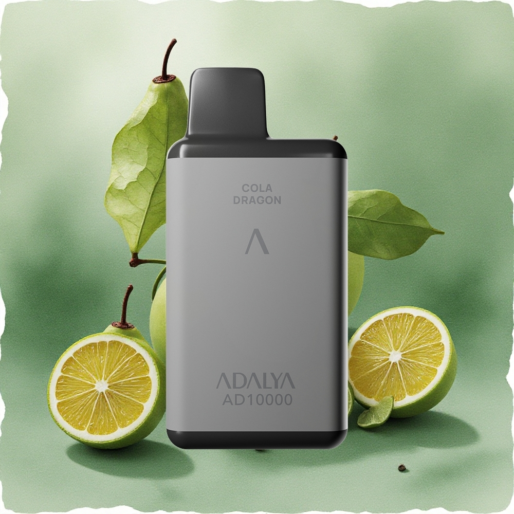 Adalya AD 10000 Puffs Disposable Vape Cola Dragon Space gray 650 mAh Battery