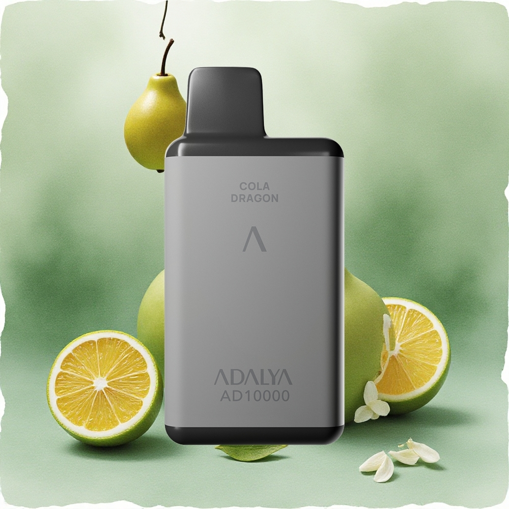 Adalya AD 10000 Puffs Disposable Vape Love 66 Space gray 650 mAh Battery