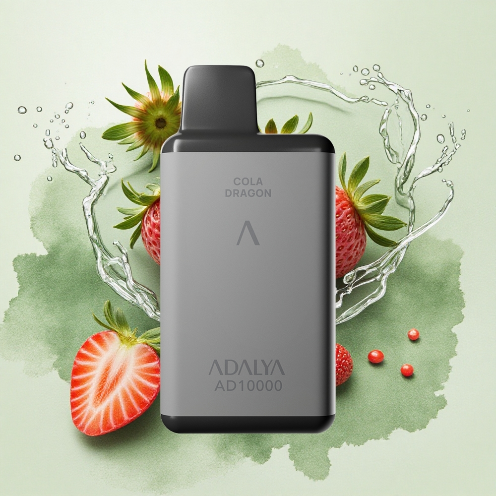 Adalya AD 10000 Puffs Disposable Vape Strawberry Splash Space gray 650 mAh Battery