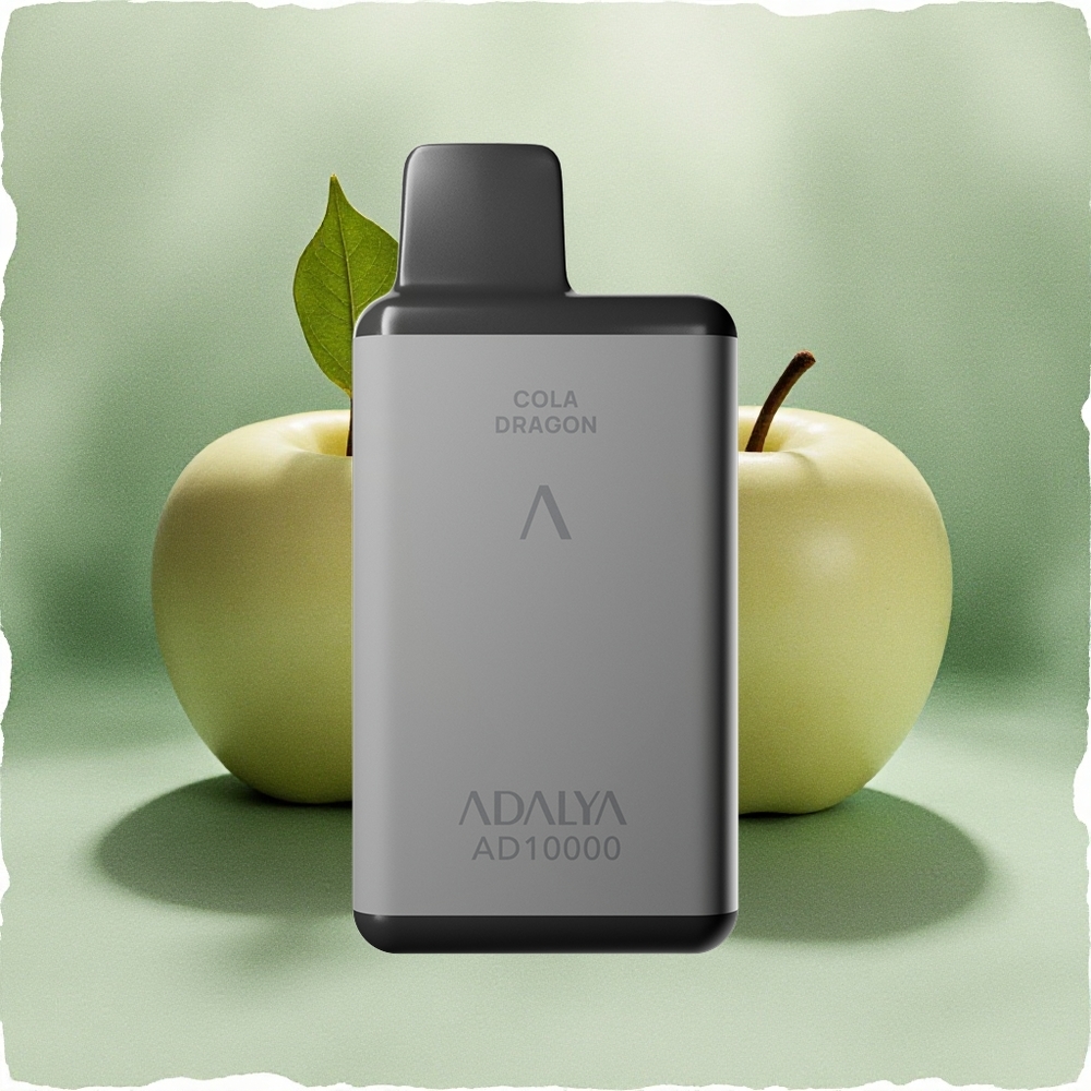 Adalya AD 10000 Puffs Disposable Vape The Two Apples Space gray 650 mAh Battery