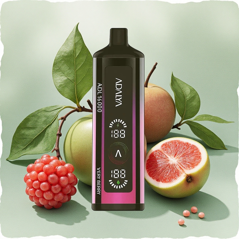 Adalya ADL 16000 PRO Steel Pipe Gradient Disposable Vape Very Berry