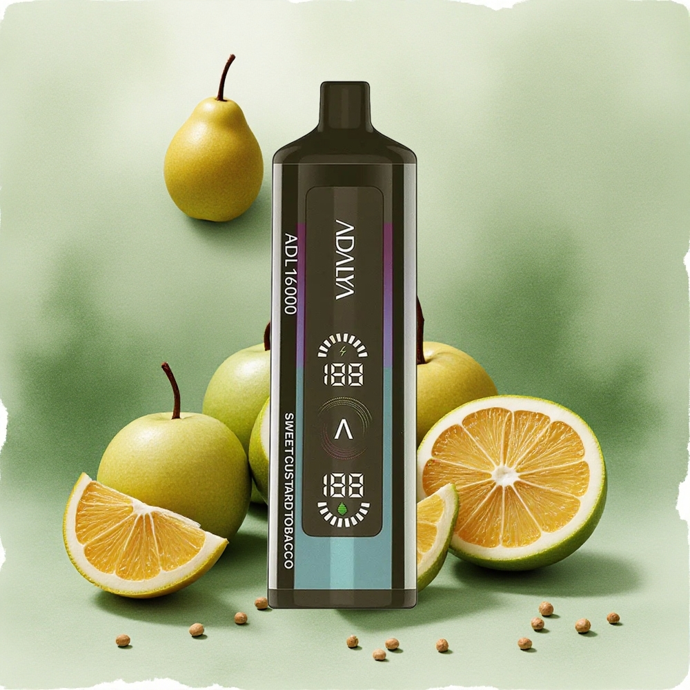 Adalya ADL 16000 PRO Sweet Custard Tobacco Disposable Vape with Smart Mesh Coil