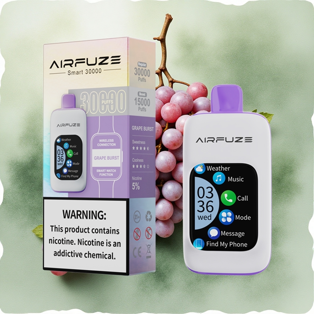 AirFuze Smart 30000 Puffs Disposable Vape Grape Burst with 900mAh Battery