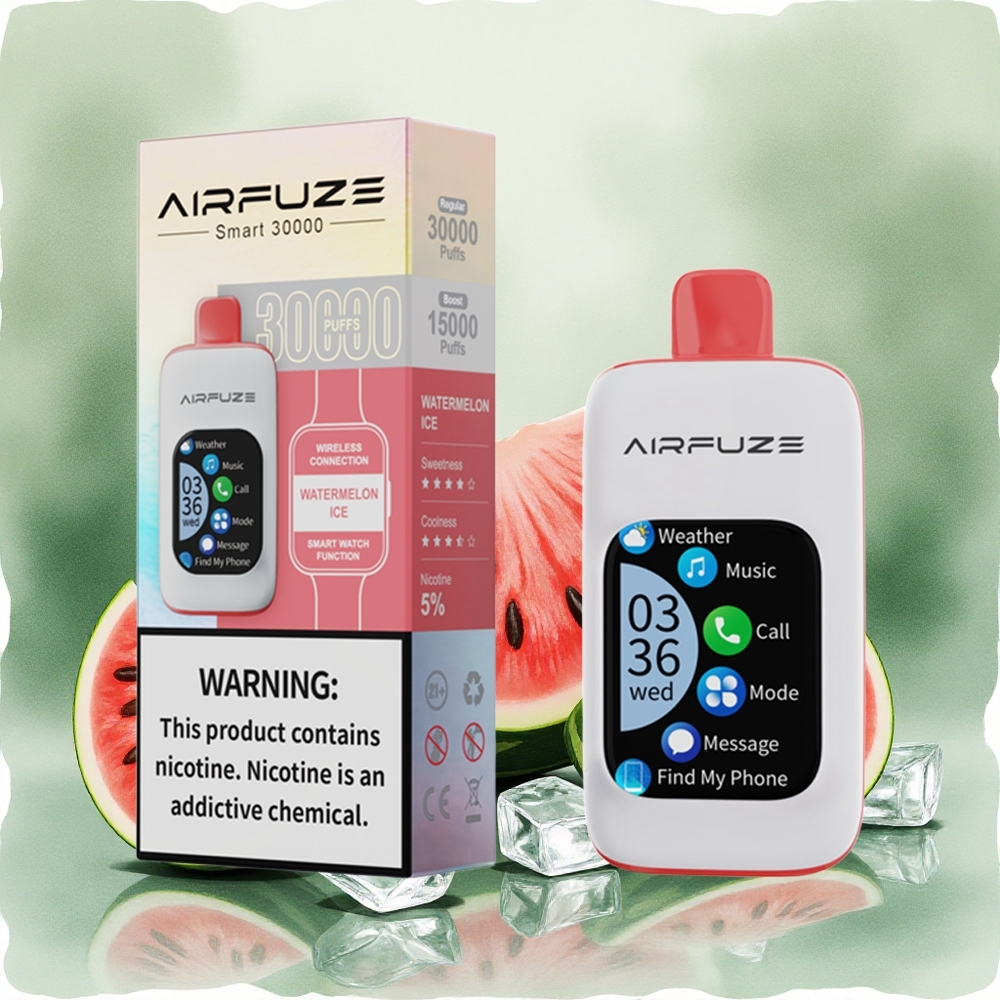 AirFuze Smart 30000 Puffs Disposable Vape Watermelon Ice with 900mAh Battery