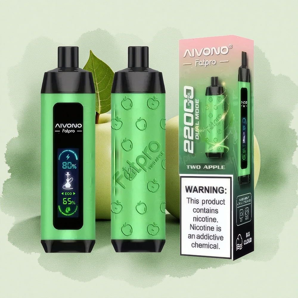 Aivono AIM FATPRO 22000 Puffs Dual Modes Two Apple