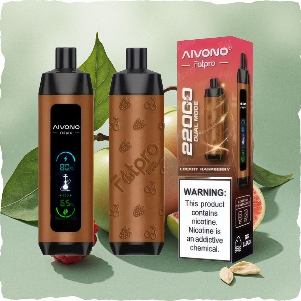 Aivono Aim Fatpro 22000 Puffs Cherry Raspberry 28ml Dual Modes