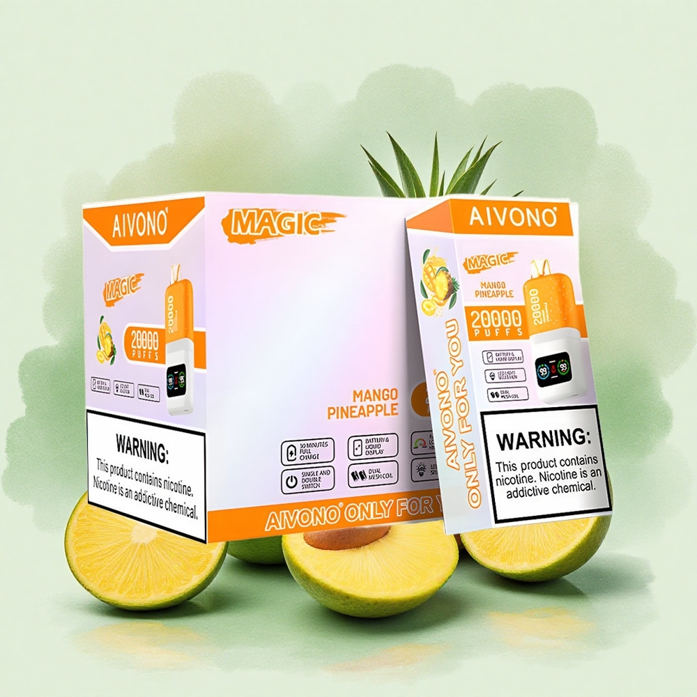 Aivono AIM MAGIC 20000 Puffs Mango Pineapple Dual Mesh LCD