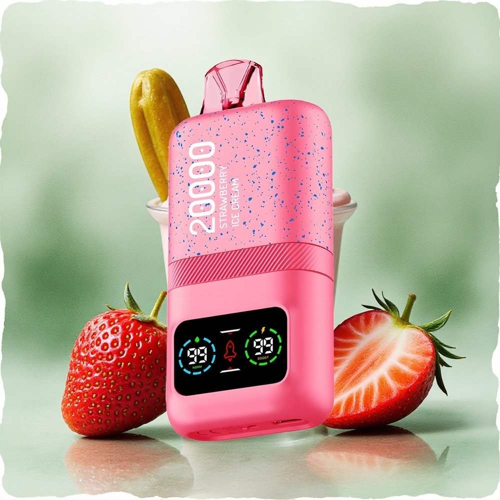 Aivono AIM MAGIC 20000 Puffs Strawberry Ice Cream Dual Mesh Coils