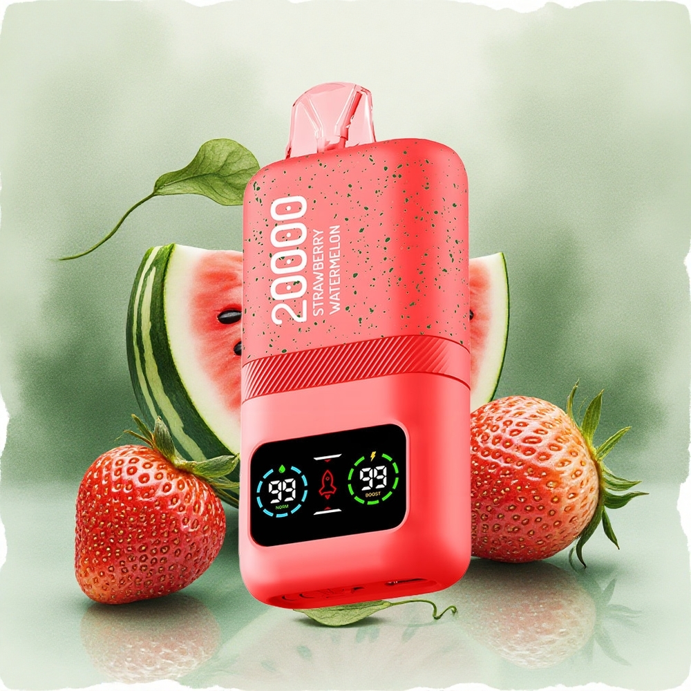 Aivono AIM MAGIC 20000 Puffs Strawberry Watermelon Dual Mesh LCD