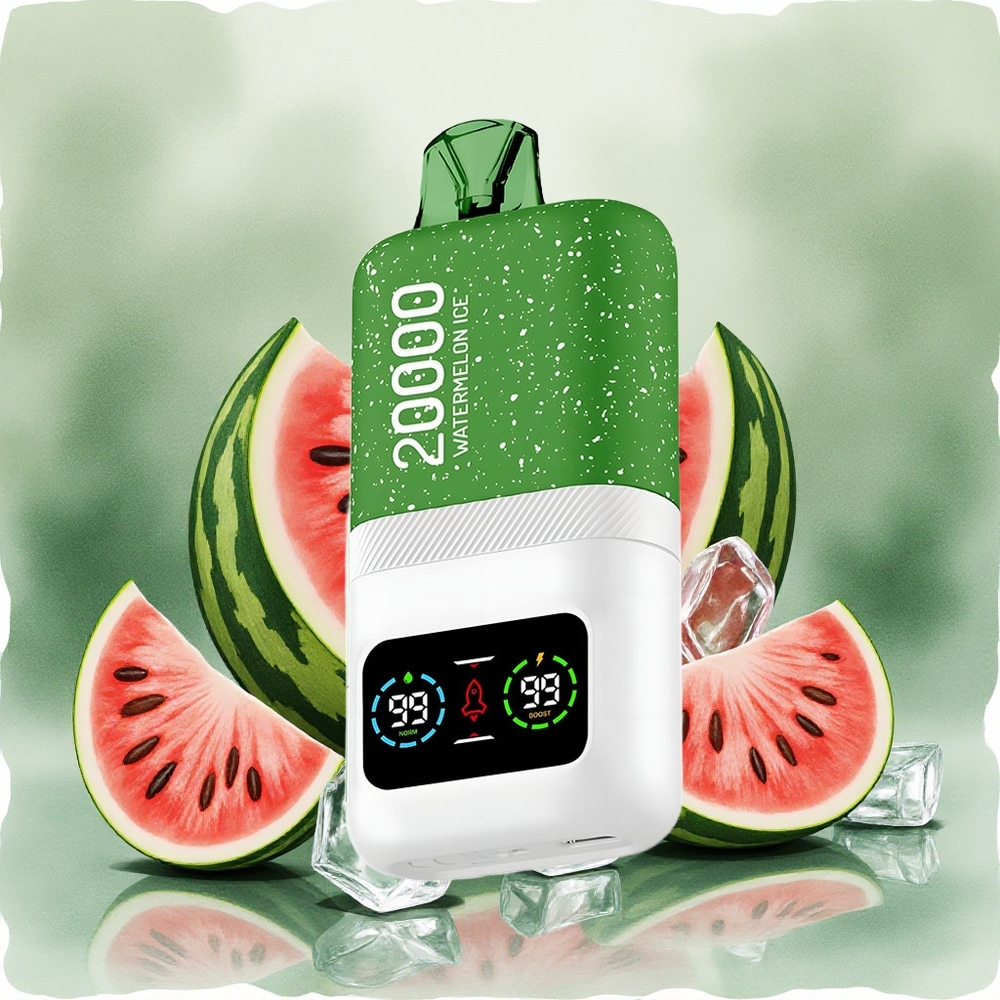 Aivono AIM MAGIC 20000 Puffs Watermelon Ice Dual Mesh LCD