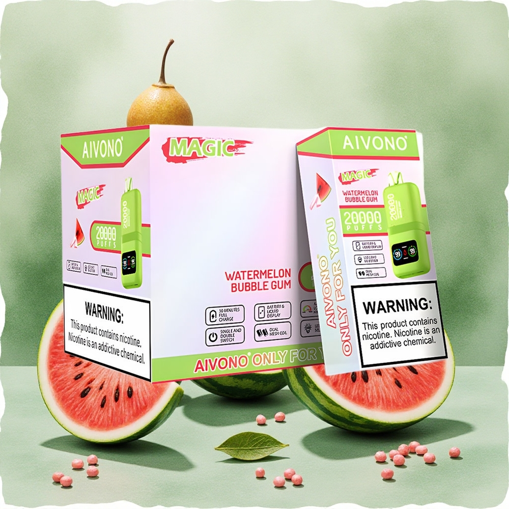 Aivono Aim Magic 20000 Puffs Dual Mesh Watermelon Bubble Gum
