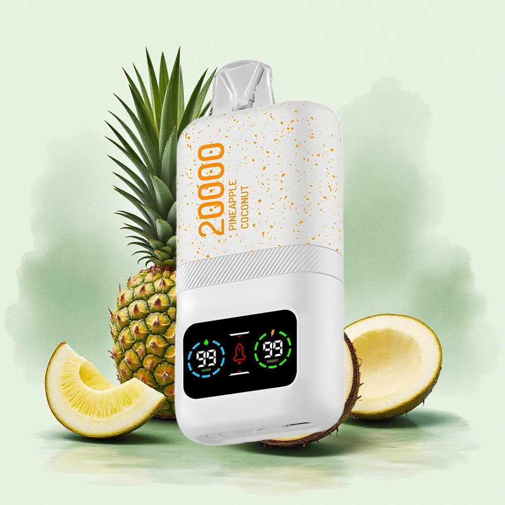 Aivono Aim Magic 20000 Puffs Pineapple Coconut Dual Mesh LCD