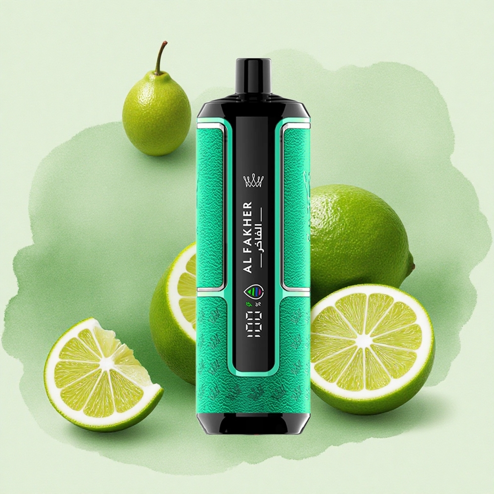 Al Fakher Crown Bar 15K Hypermax 22ml Lemon Lime Disposable Vape Kit