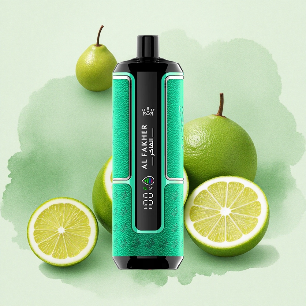 Al Fakher Crown Bar 15K Hypermax 22ml Lemon Mint Disposable Vape Kit