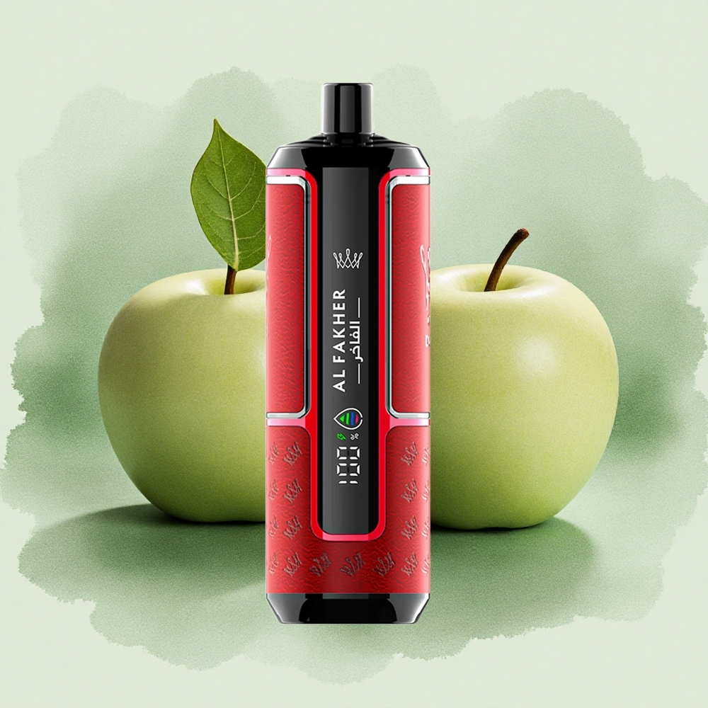 Al Fakher Crown Bar 15K Hypermax 22ml Two Apple Disposable Vape Kit