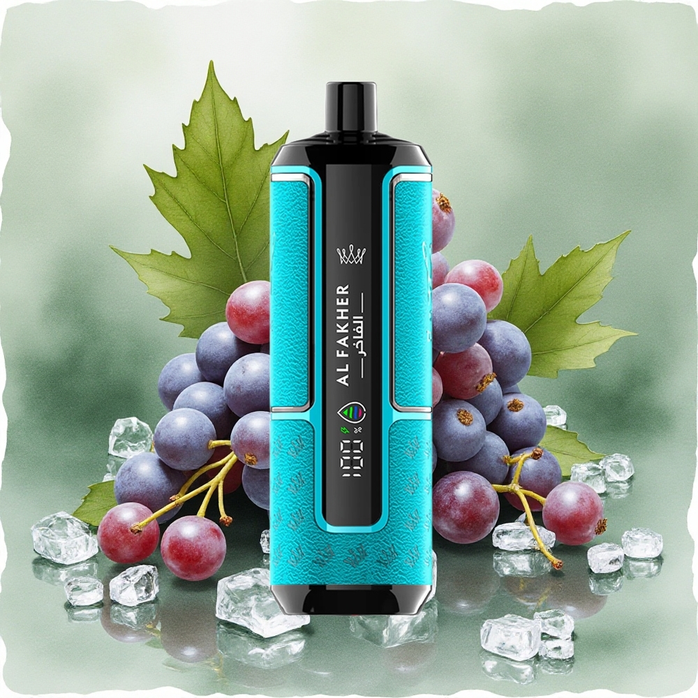 Al Fakher Crown Bar 15K Hypermax Blackcurrant Ice 22ml Disposable Vape Kit