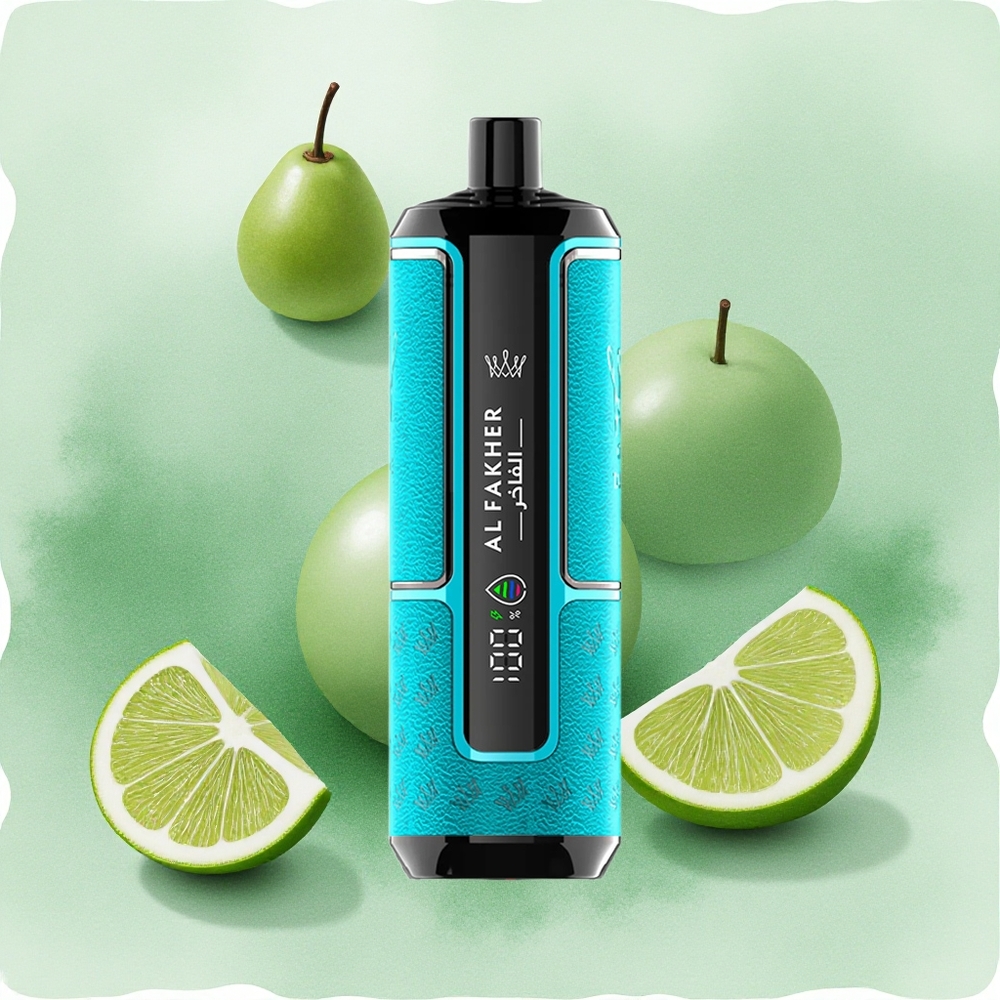 Al Fakher Crown Bar 15K Hypermax Disposable Vape Kit Gum Mint 22mL 15K Puffs