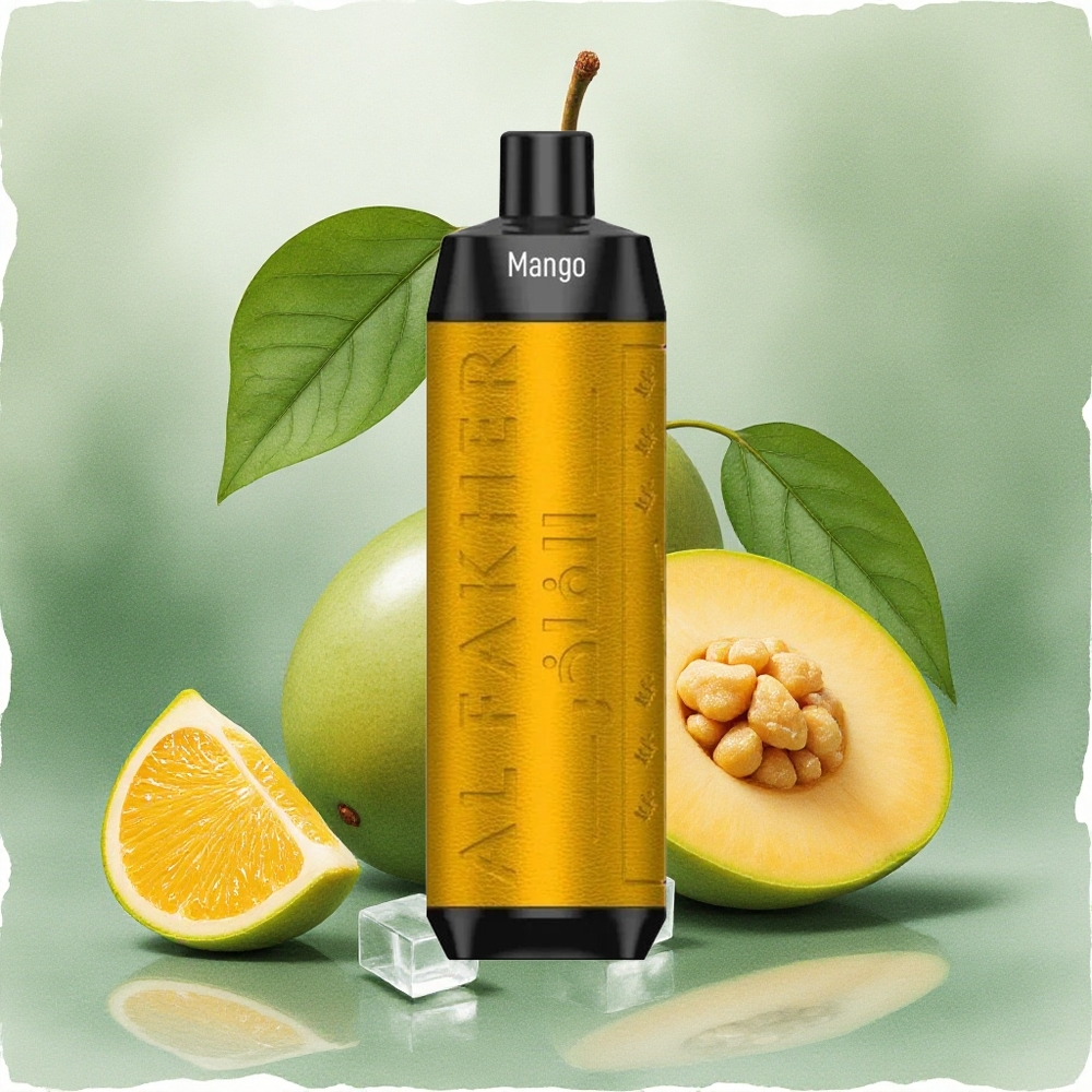 Al Fakher Crown Bar 8000 Crystal Disposable Vape Mango Ice with 18ml e-Liquid & 8000 Puffs