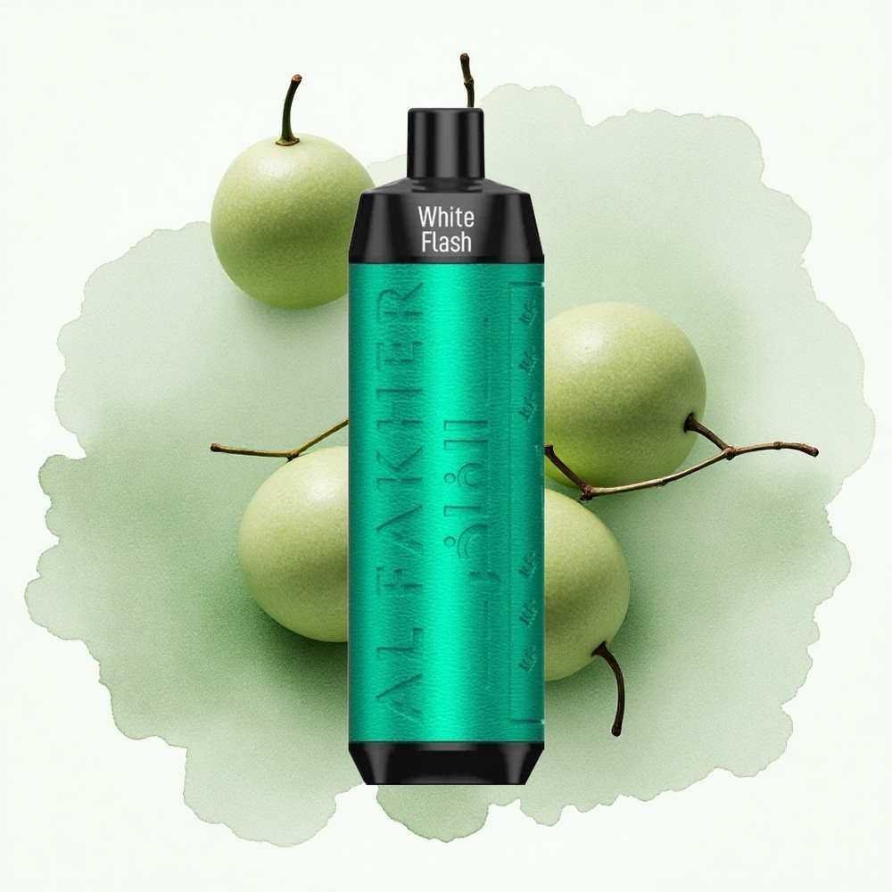 Al Fakher Crown Bar 8000 Crystal Disposable Vape White Flash 18ml 8000 Puffs