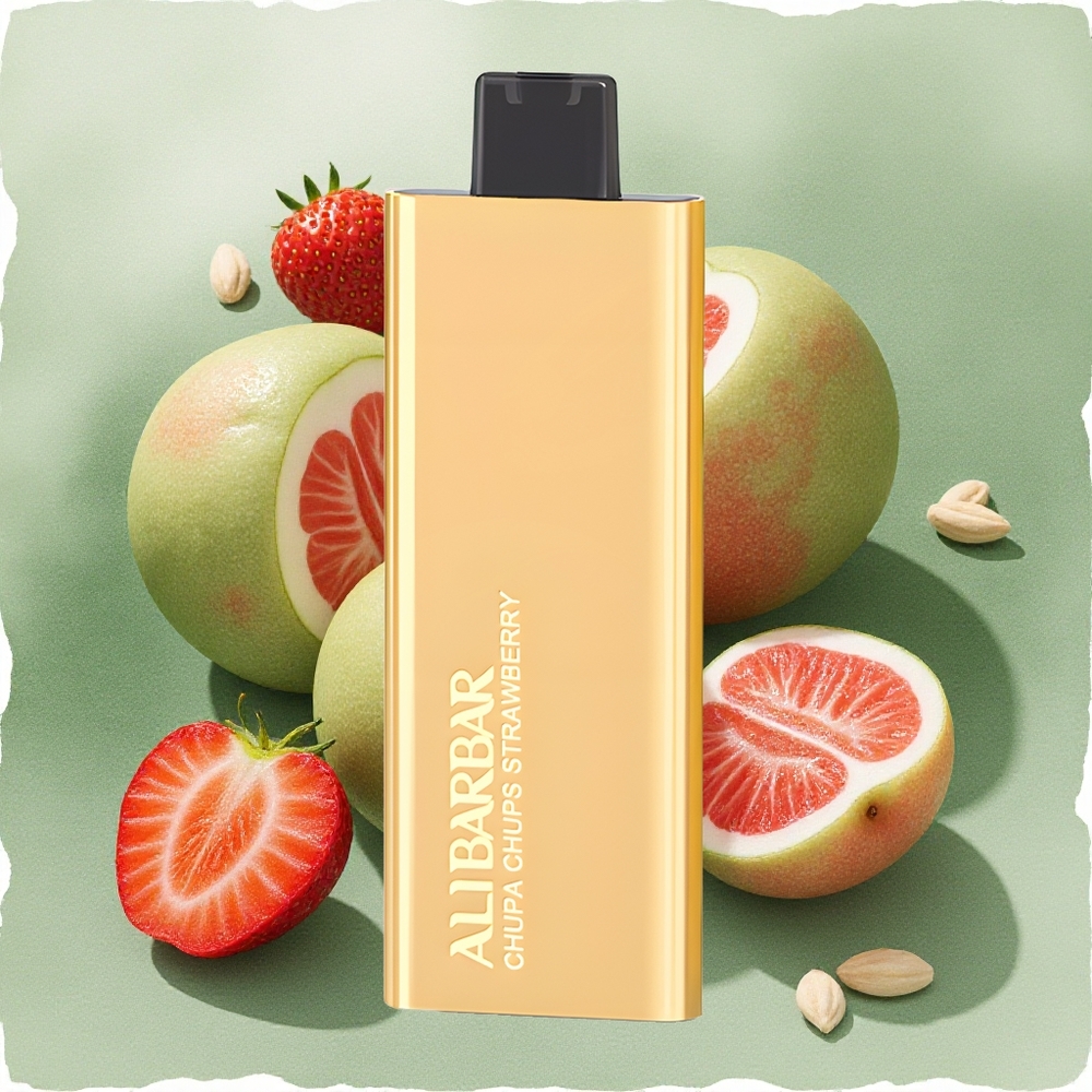 Alibarbar Pandora 7000 Puffs Disposable Vape 17ml Chupa Chups Strawberry
