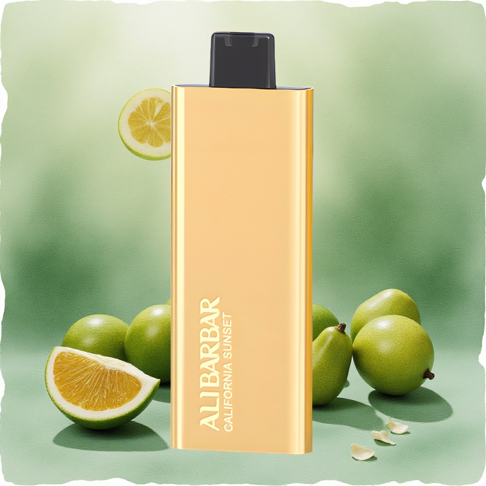 Alibarbar Pandora 7000 Puffs Disposable Vape California Sunset 17mL