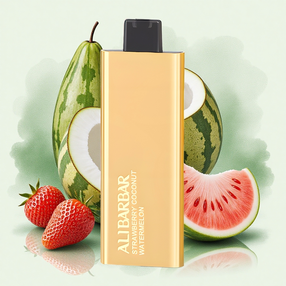 Alibarbar Pandora 7000 Puffs Strawberry Coconut Watermelon 17mL Disposable Vape