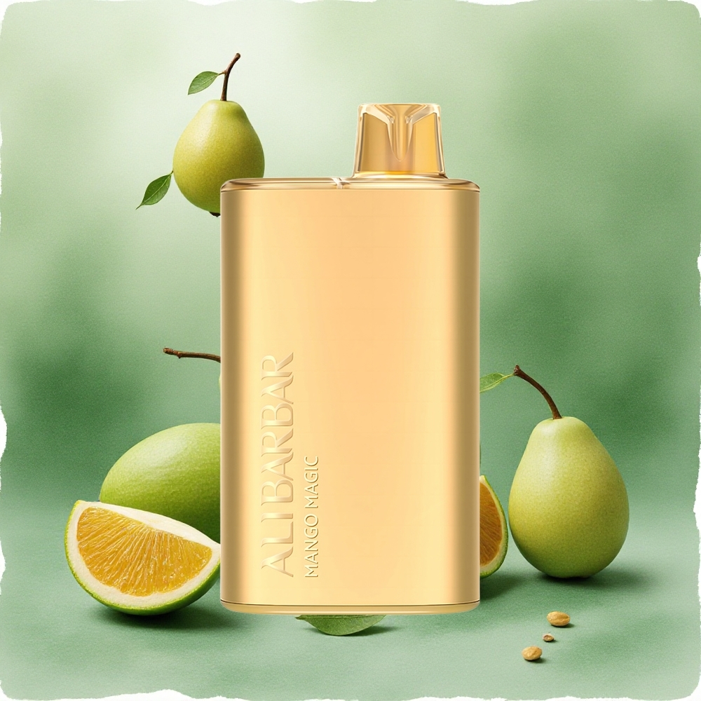 Alibarbar Rich 8000 Puffs Disposable Vape Mango Magic 20ml Eliquid Capacity