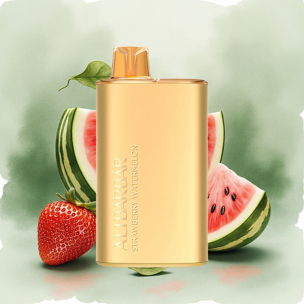 Alibarbar Rich 8000 Puffs Disposable Vape Strawberry Watermelon with 20ml E-liquid & 2000mAh Battery