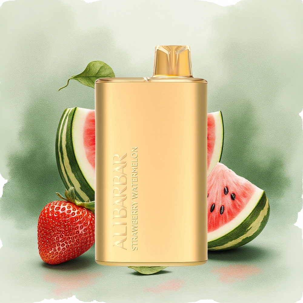 Alibarbar Rich 8000 Puffs Disposable Vape Strawberry Watermelon with 20ml E-liquid & 2000mAh Battery