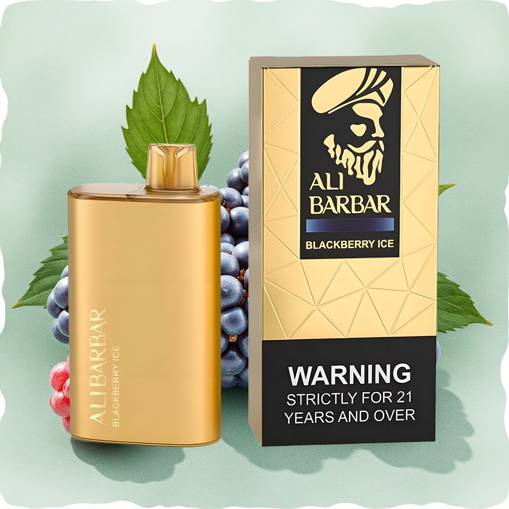 Alibarbar Rich 8000 Puffs Disposable Vape with 20ml E-liquid Blackberry Ice