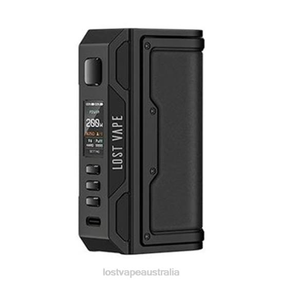 Lost Vape Thelema Quest 200W Mod Black/Leather - Lost Vape flavors Australia B86J181