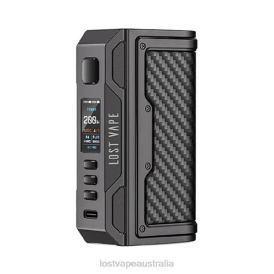 Lost Vape Thelema Quest 200W Mod Gunmetal/Carbon Fiber - Lost Vape contact Australia B86J175