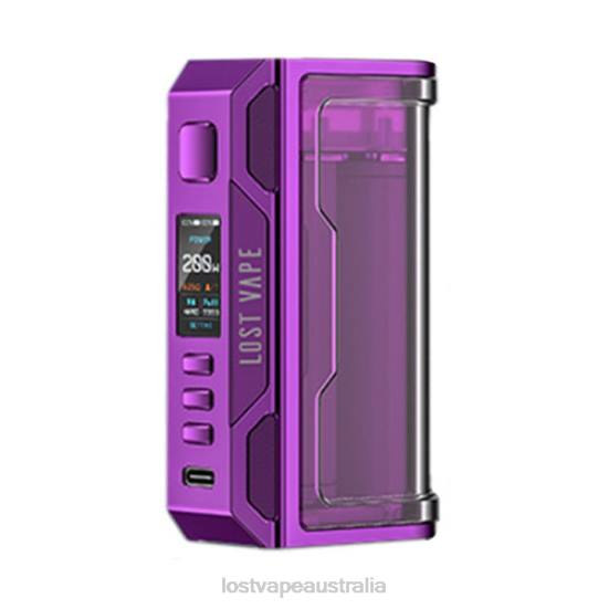 Lost Vape Thelema Quest 200W Mod Purple/Clear - Lost Vape pods near me B86J187